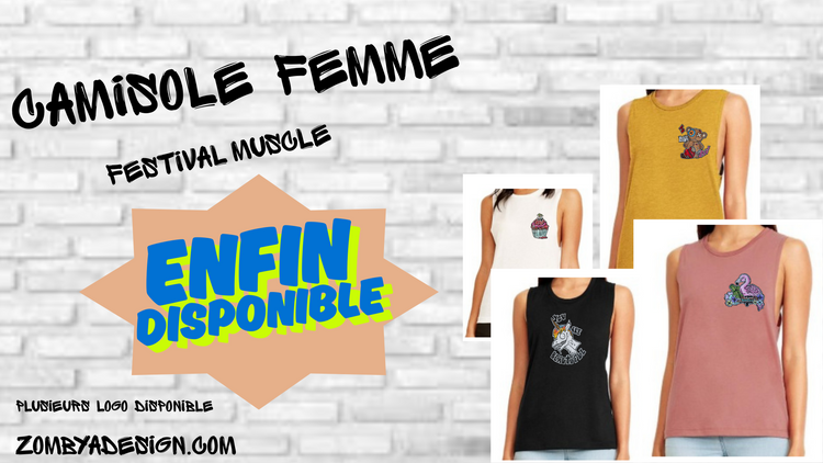 Camisole femme festival muscle