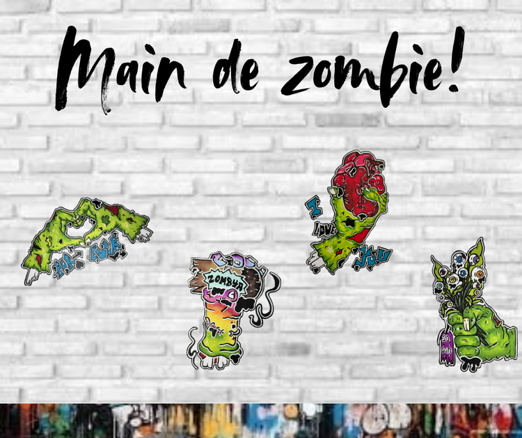 Main de zombie !