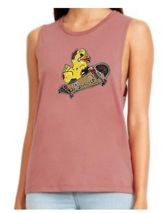 Camisole femme festival muscle canard zombie