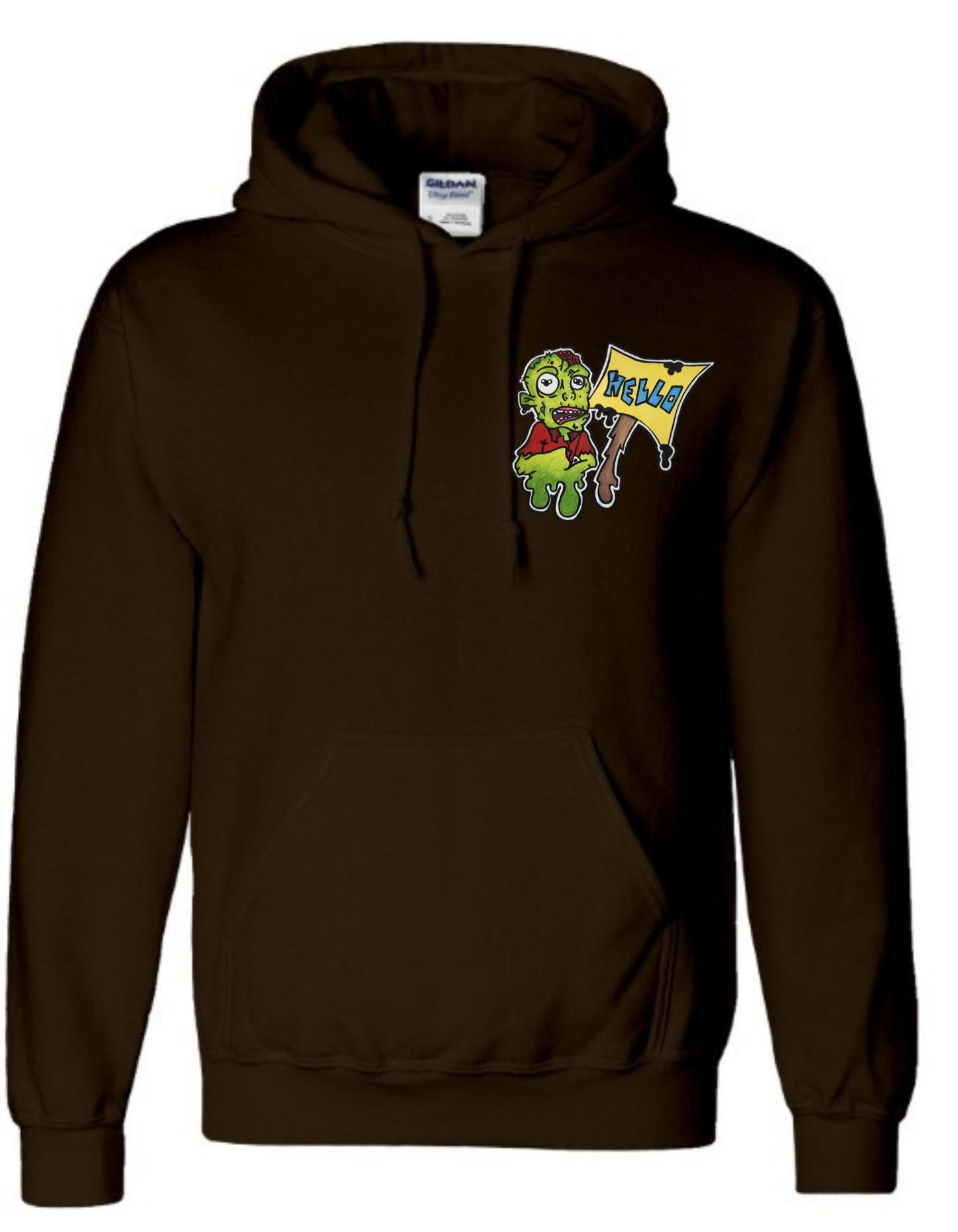 Hoodies zombie hello