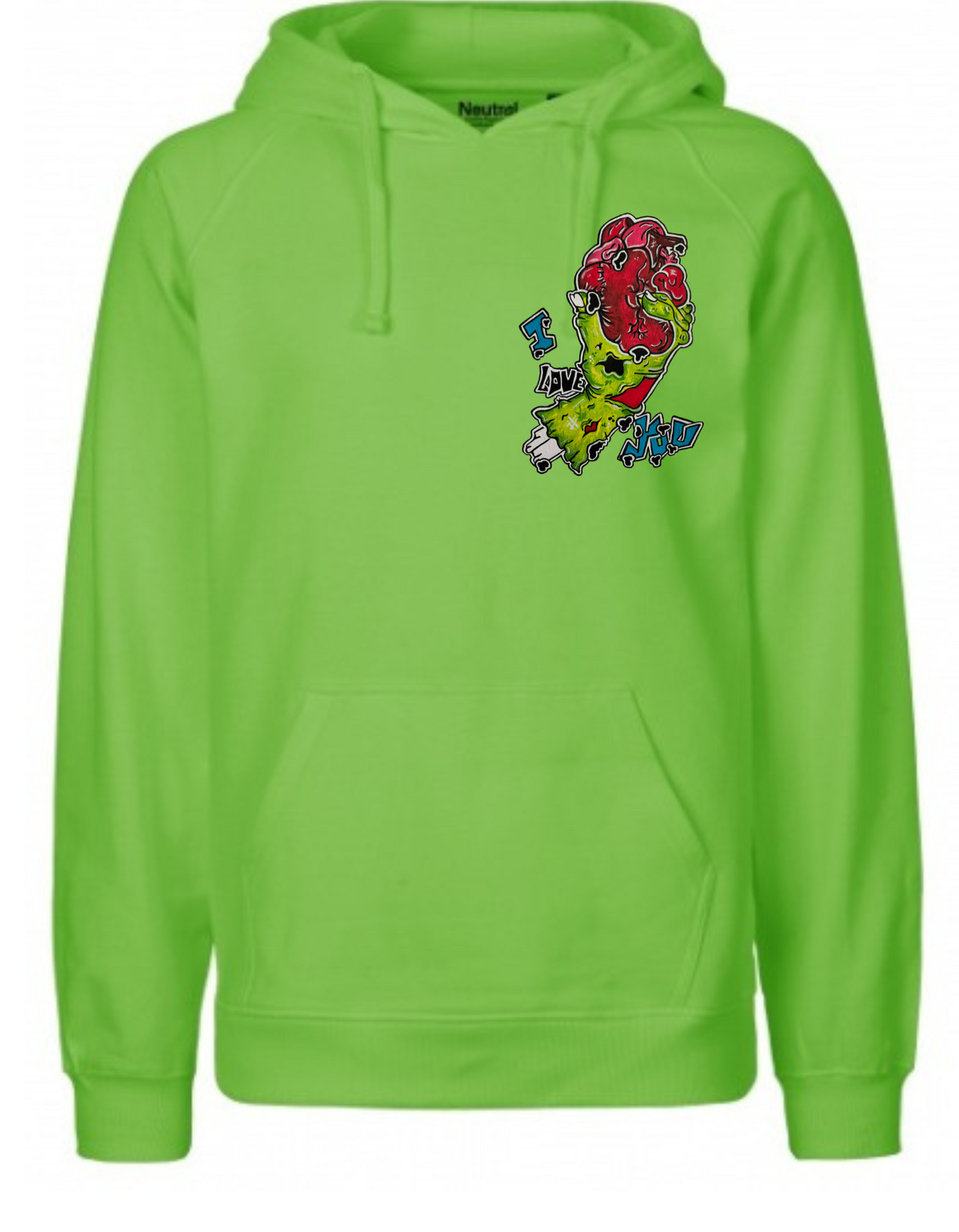 Hoodies main coeur