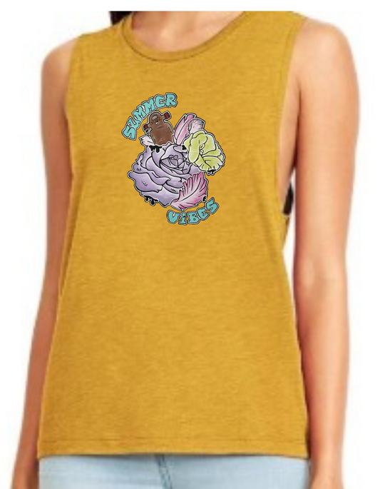 Camisole femme festival muscle Summer vibes