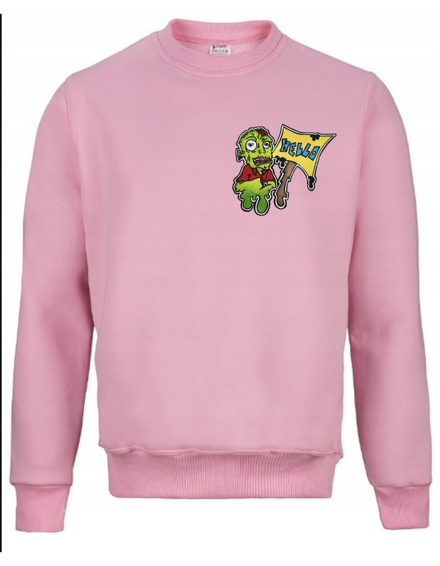 Crewneck zombie hello