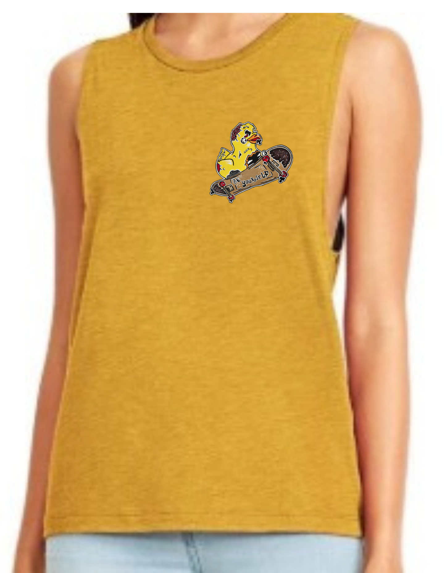 Camisole femme festival muscle Canard zombie