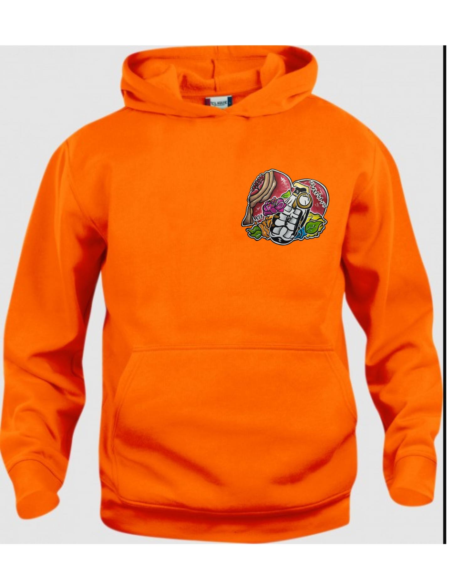Hoodies cœur grenade