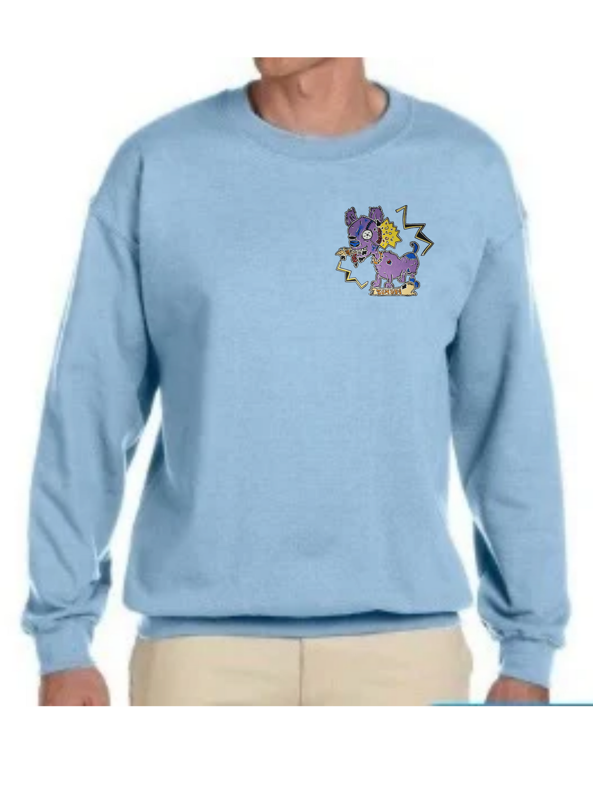 Crewneck Chien zombie