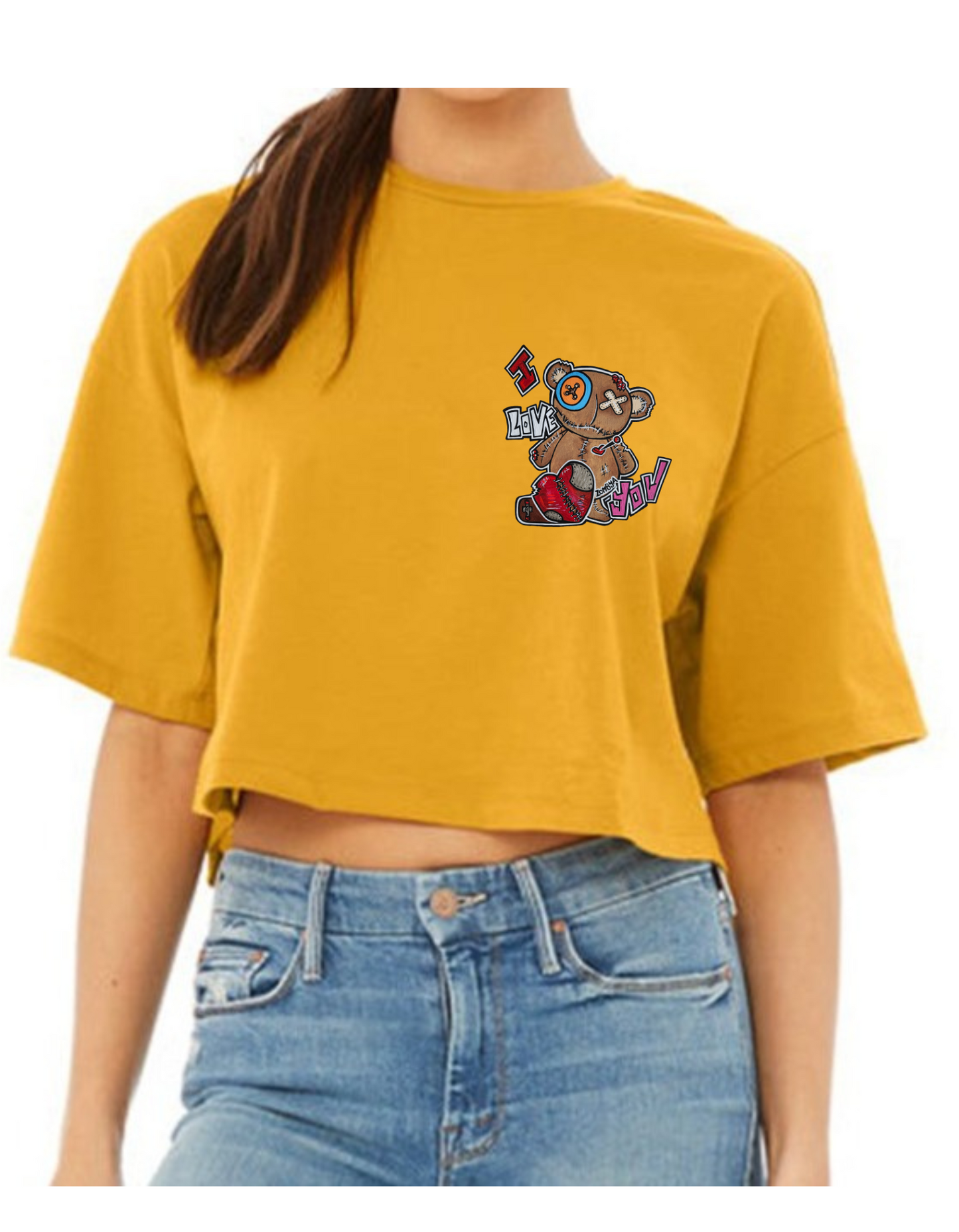 Crop top ours I love you