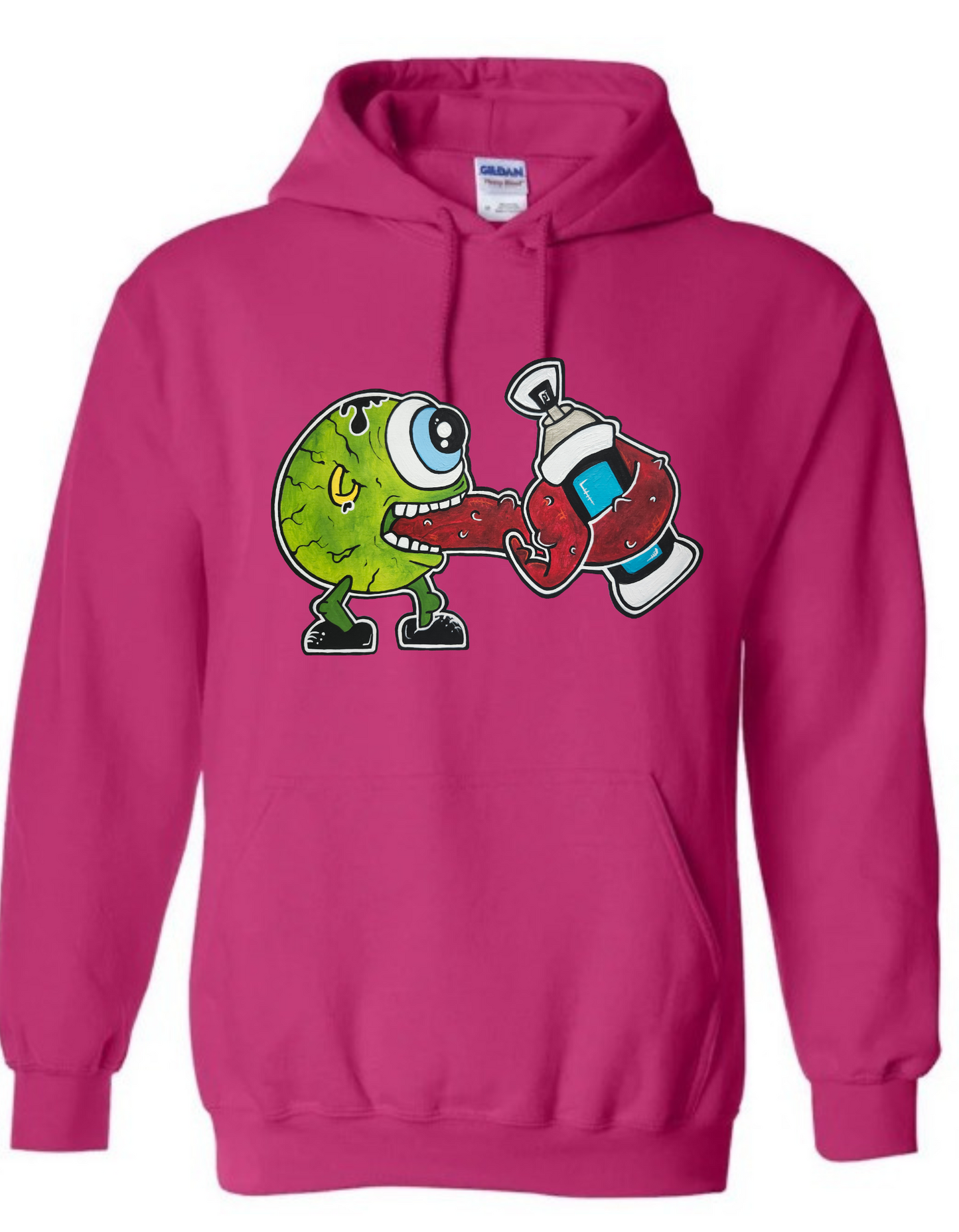Hoodies monstre oeil vert