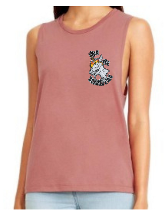 Camisole femme festival muscle You are beautiful