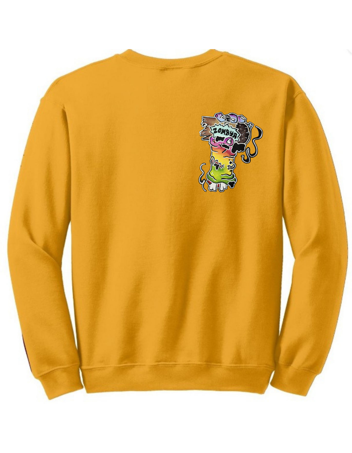 Crewneck main zombie multicolore