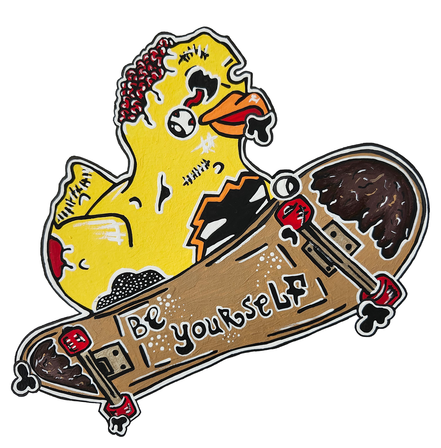 T-shirtenfant canard zombie enfant