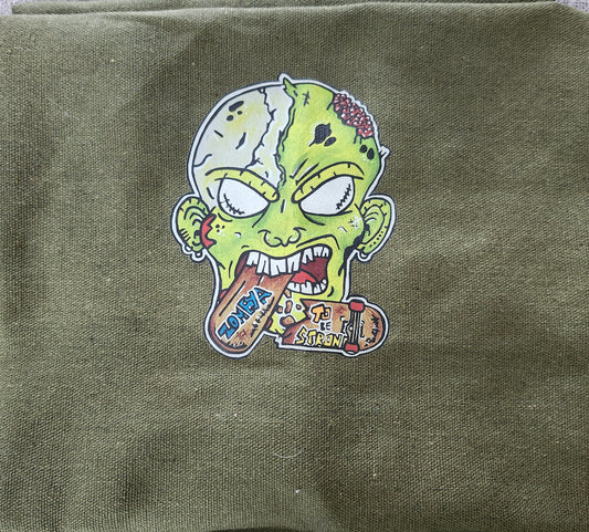 Tablier zombie mange skate