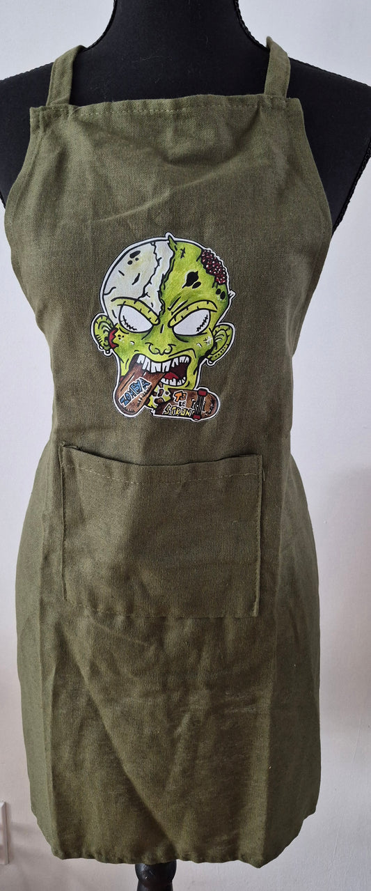 Tablier zombie mange skate