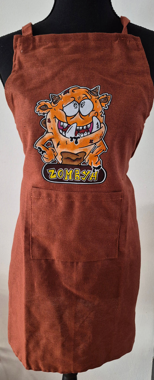 Tablier monstre orange