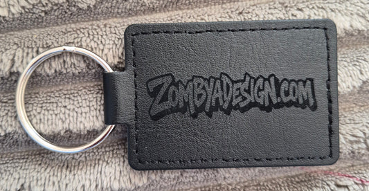 Porte clé en cuir Canard zombie