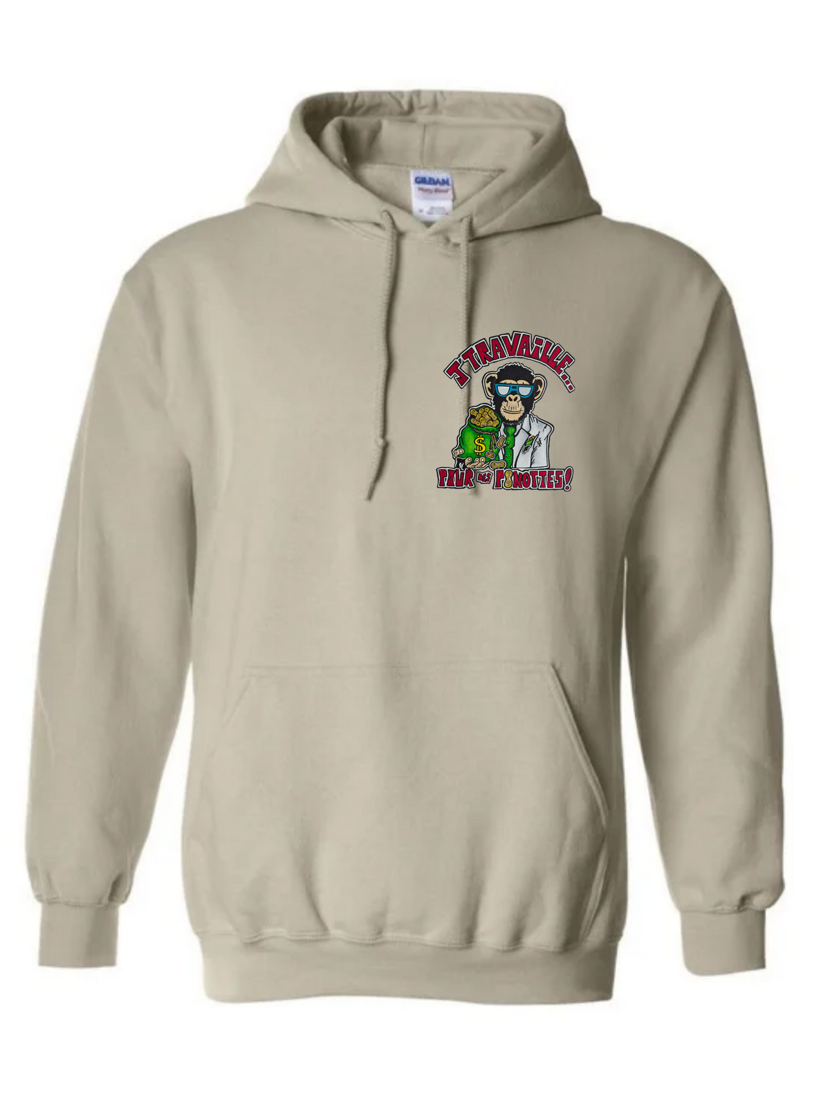 Hoodies enfant J'travaille pour des peanuts