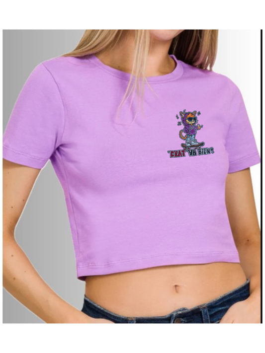 Crop top Chat va bien