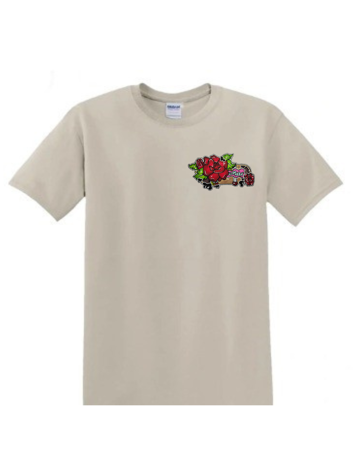 T-shirt Skate fleur