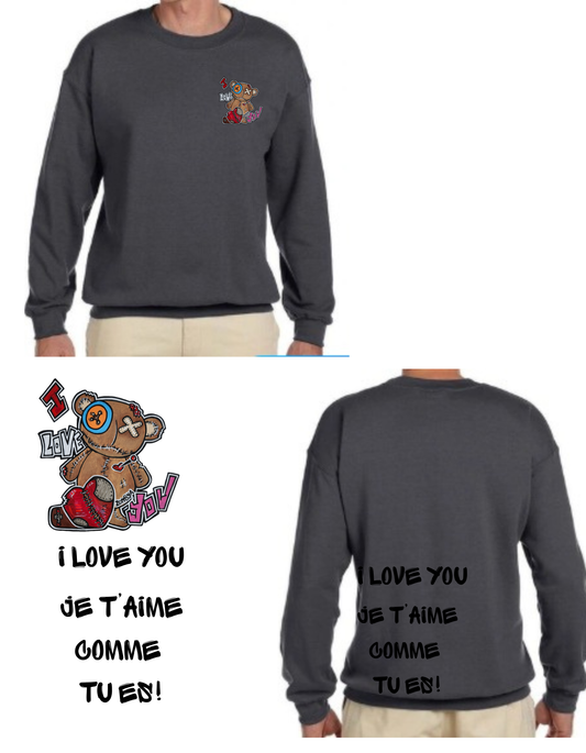 Gamme Positive Crewneck I love you