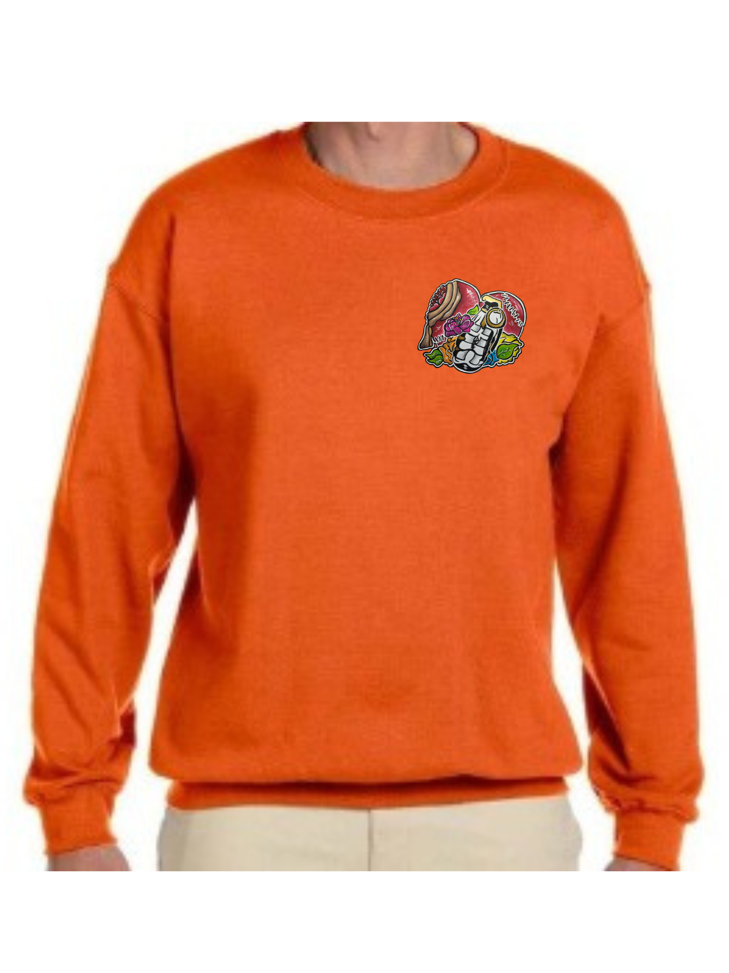Crewneck coeur grenade