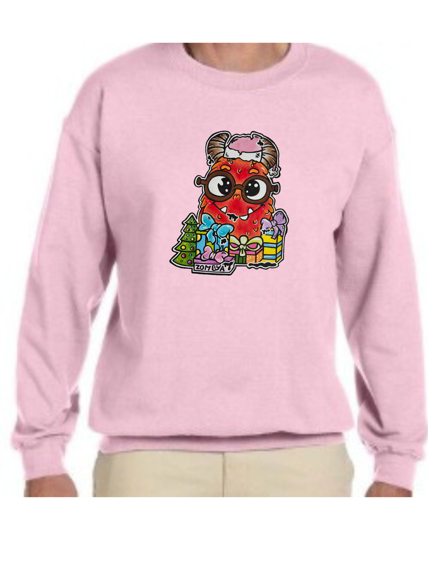 Crewneck Monstre rouge Noël