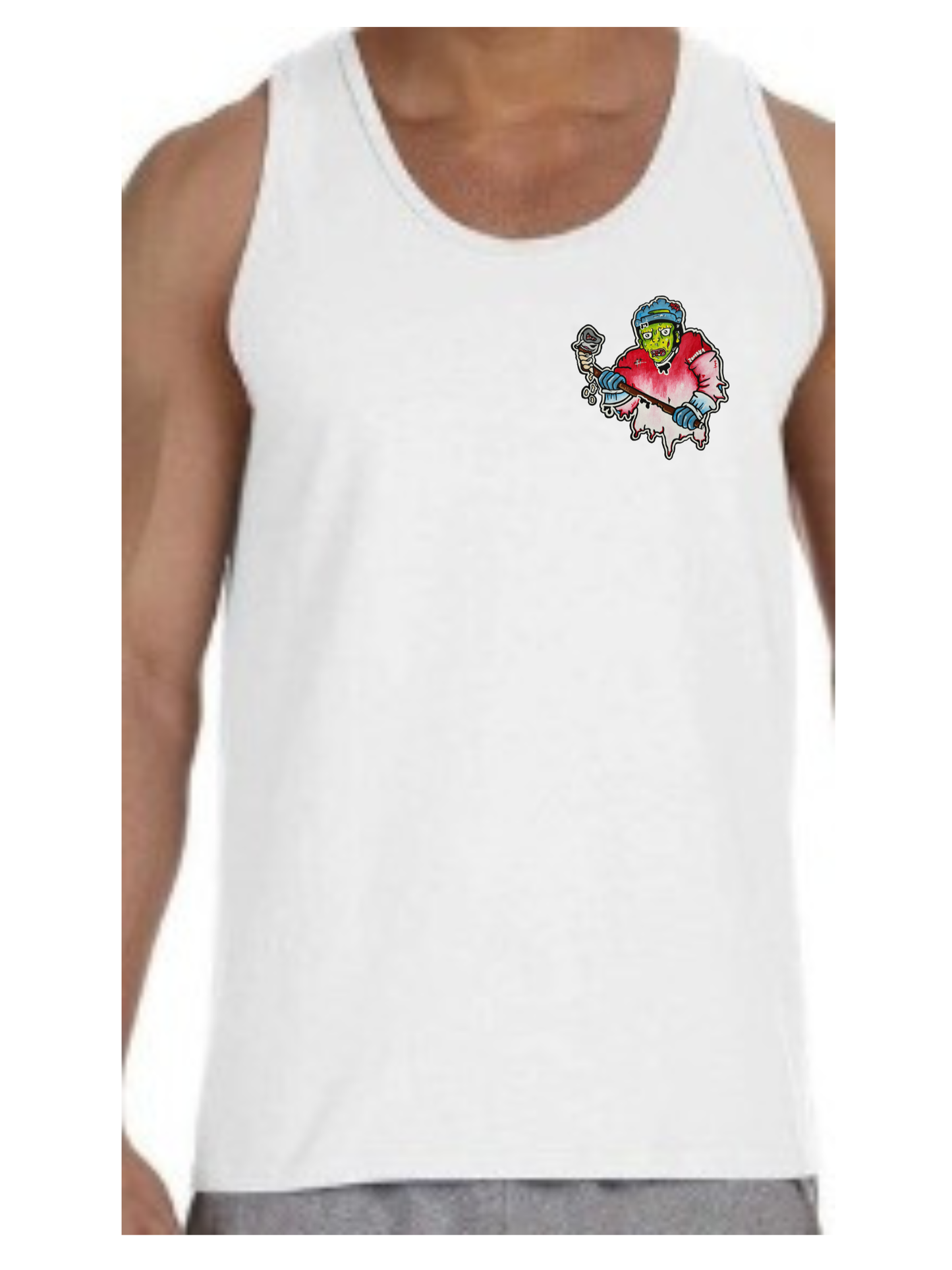 Camisole homme Joueur zombie hockey