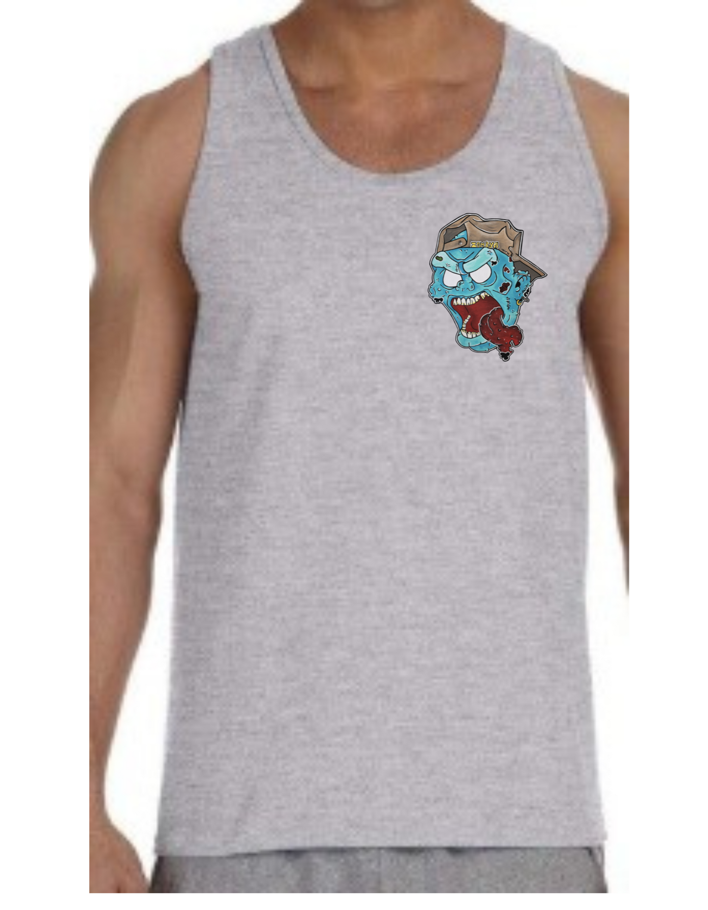 Camisole homme Zombie casquette