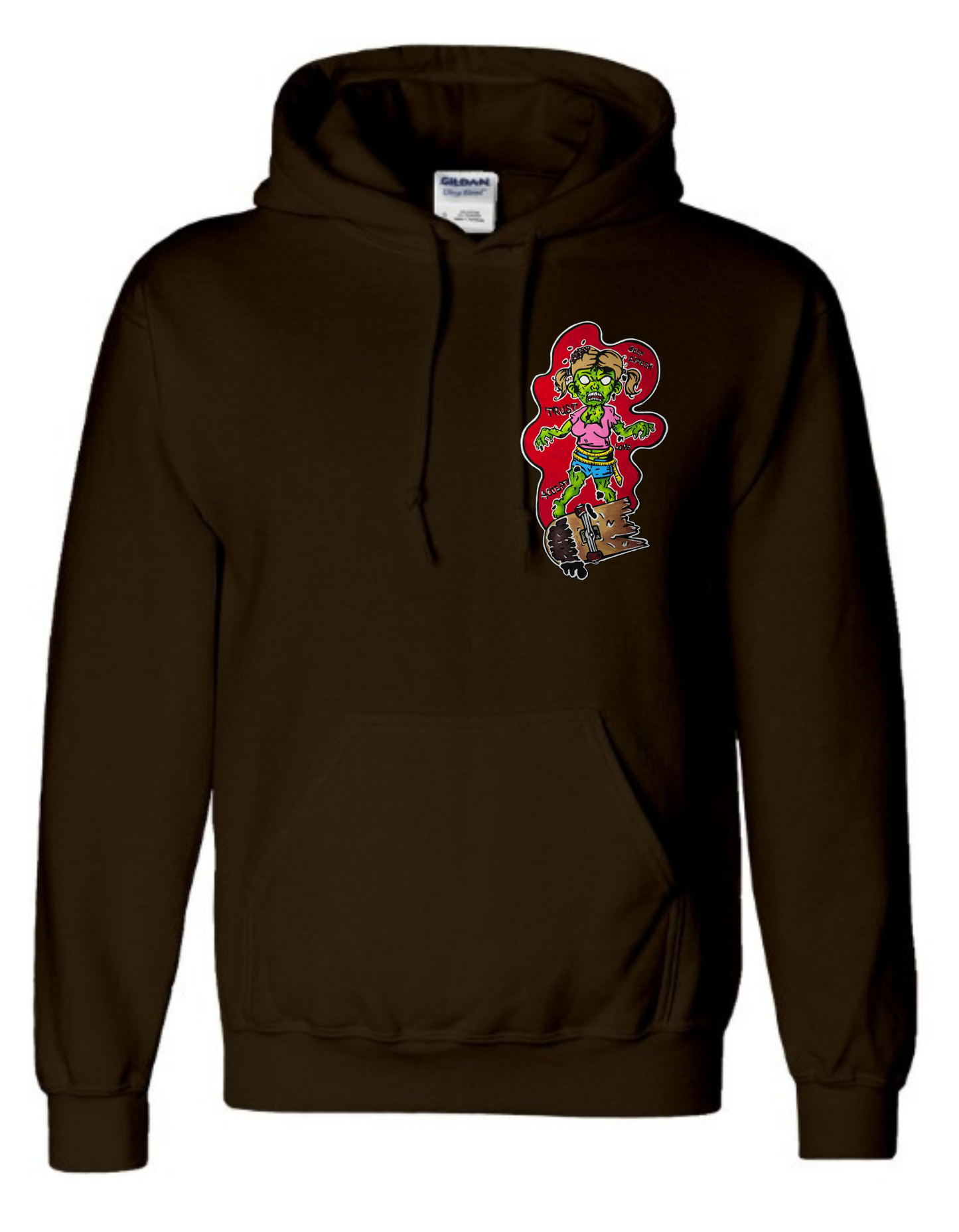 Hoodies zombie fille skate