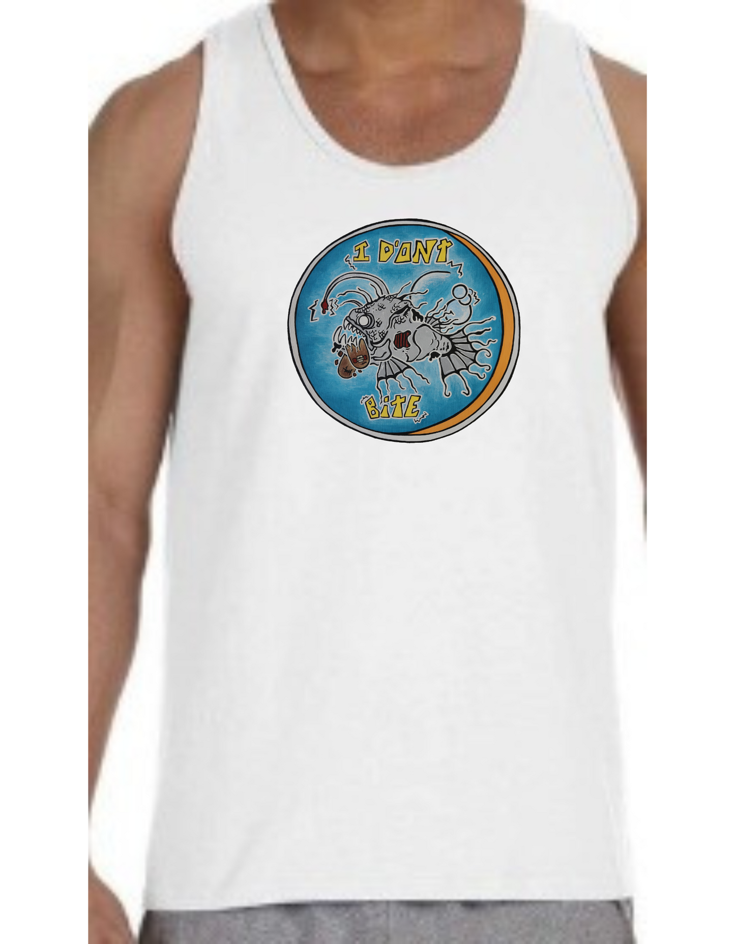 Camisole homme Poisson lanterne (gros)