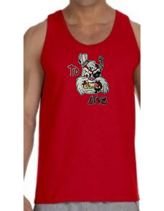 Camisole homme Lapin to live