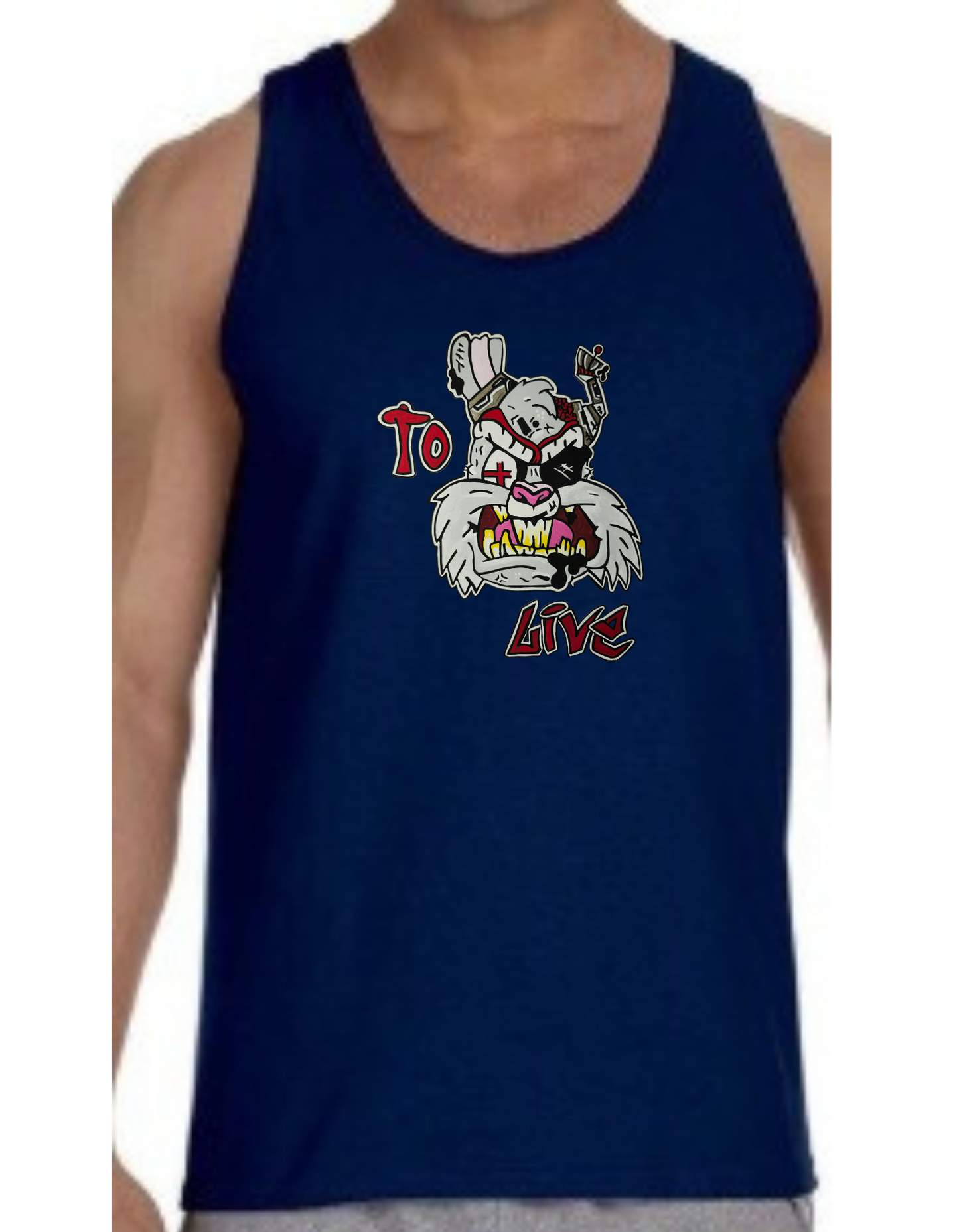 Camisole homme Lapin to live