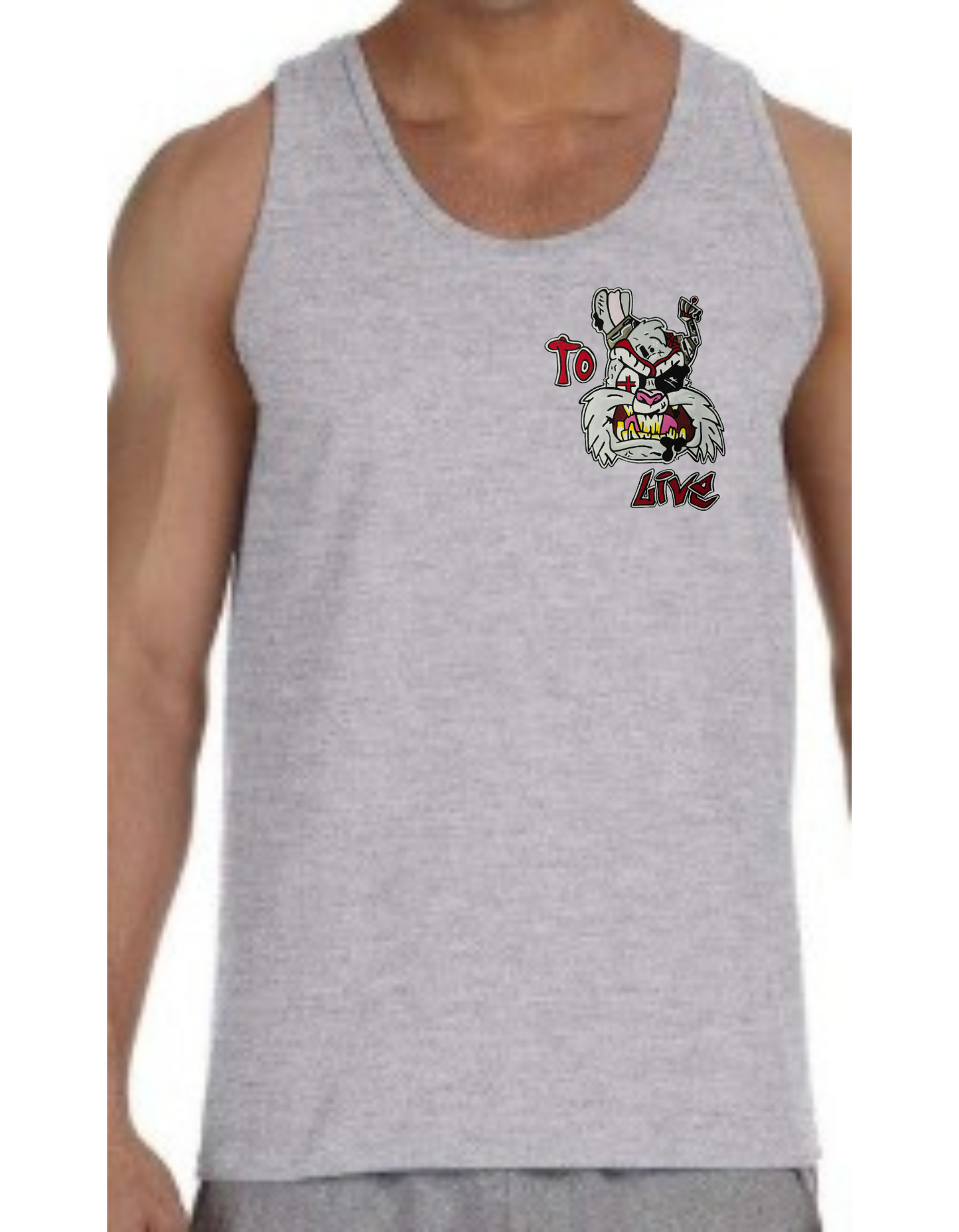 Camisole homme Lapin to live