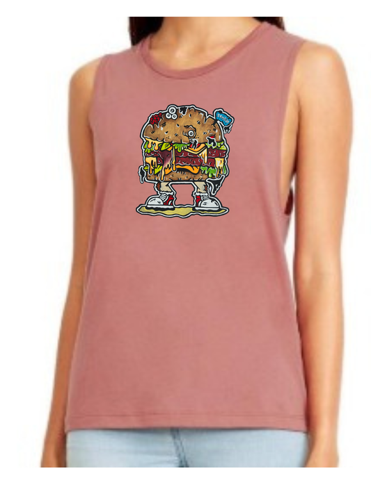 Camisole femme festival muscle Hamburger