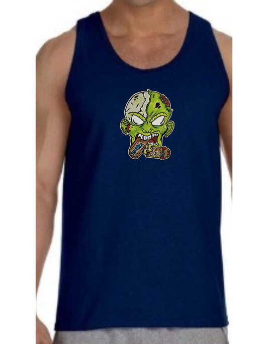Camisole homme Zombie mange skate