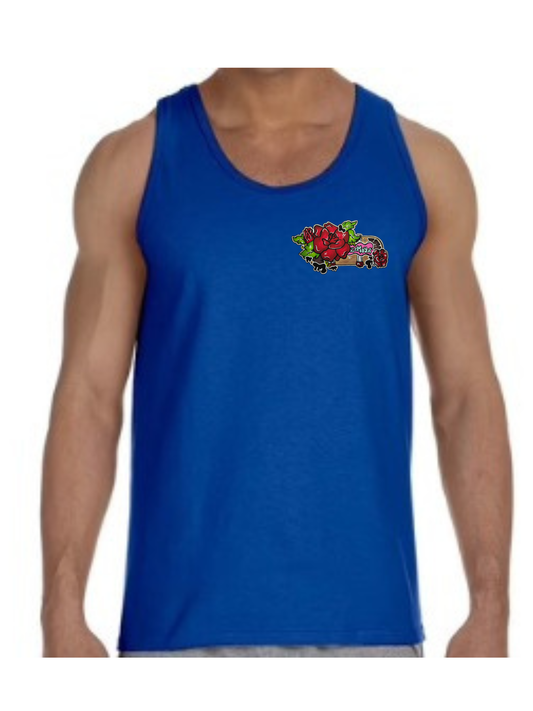 Camisole homme Skate fleur
