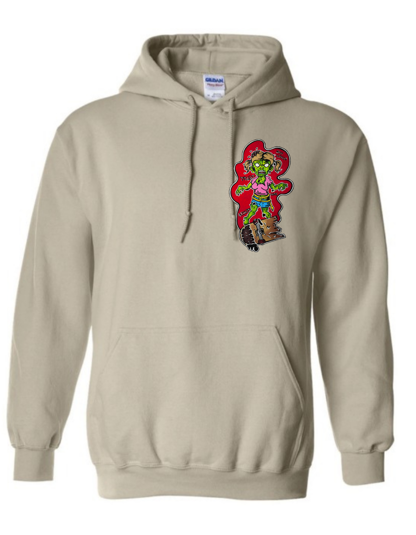 Hoodies zombie fille skate