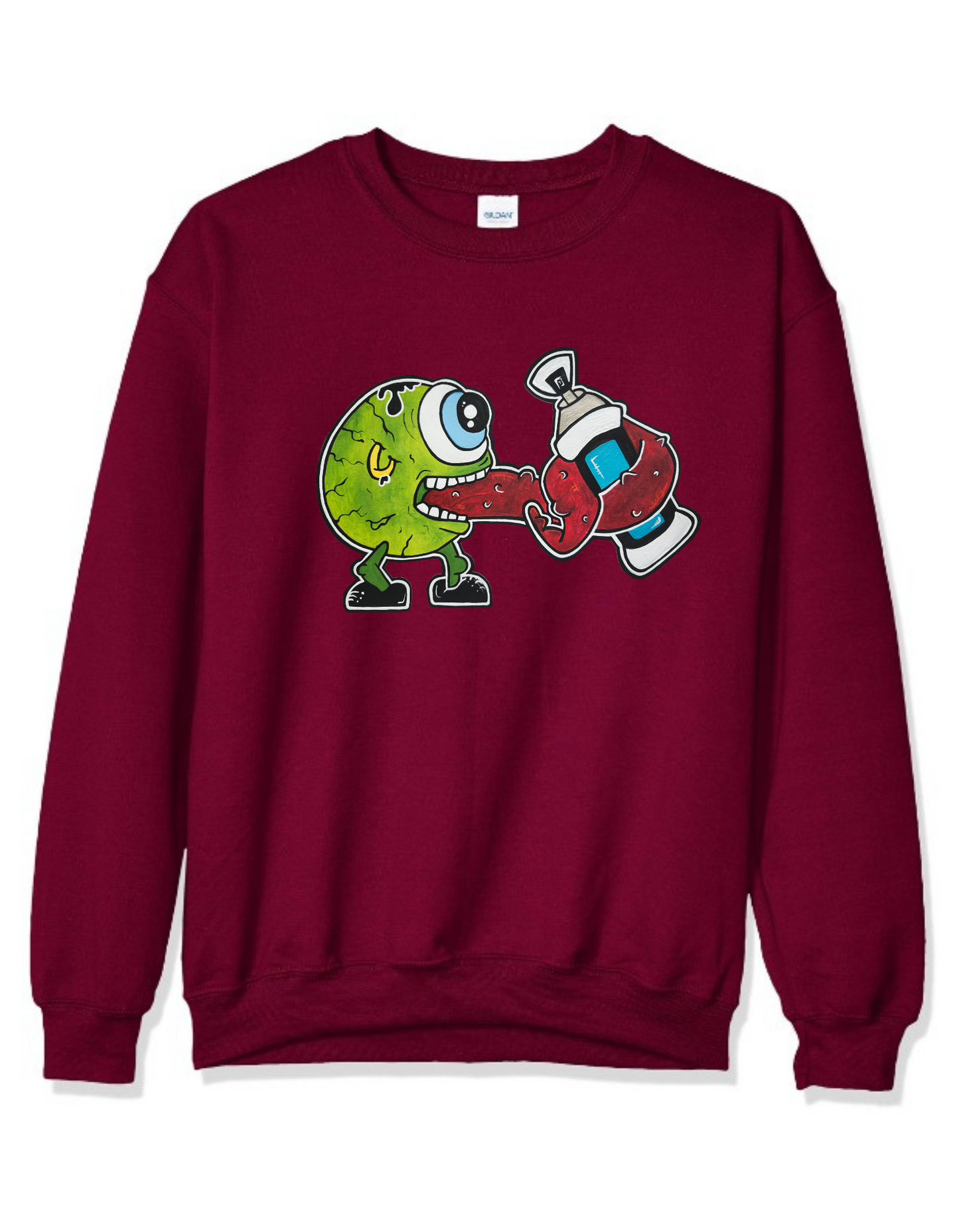 Crewneck monstre oeil vert