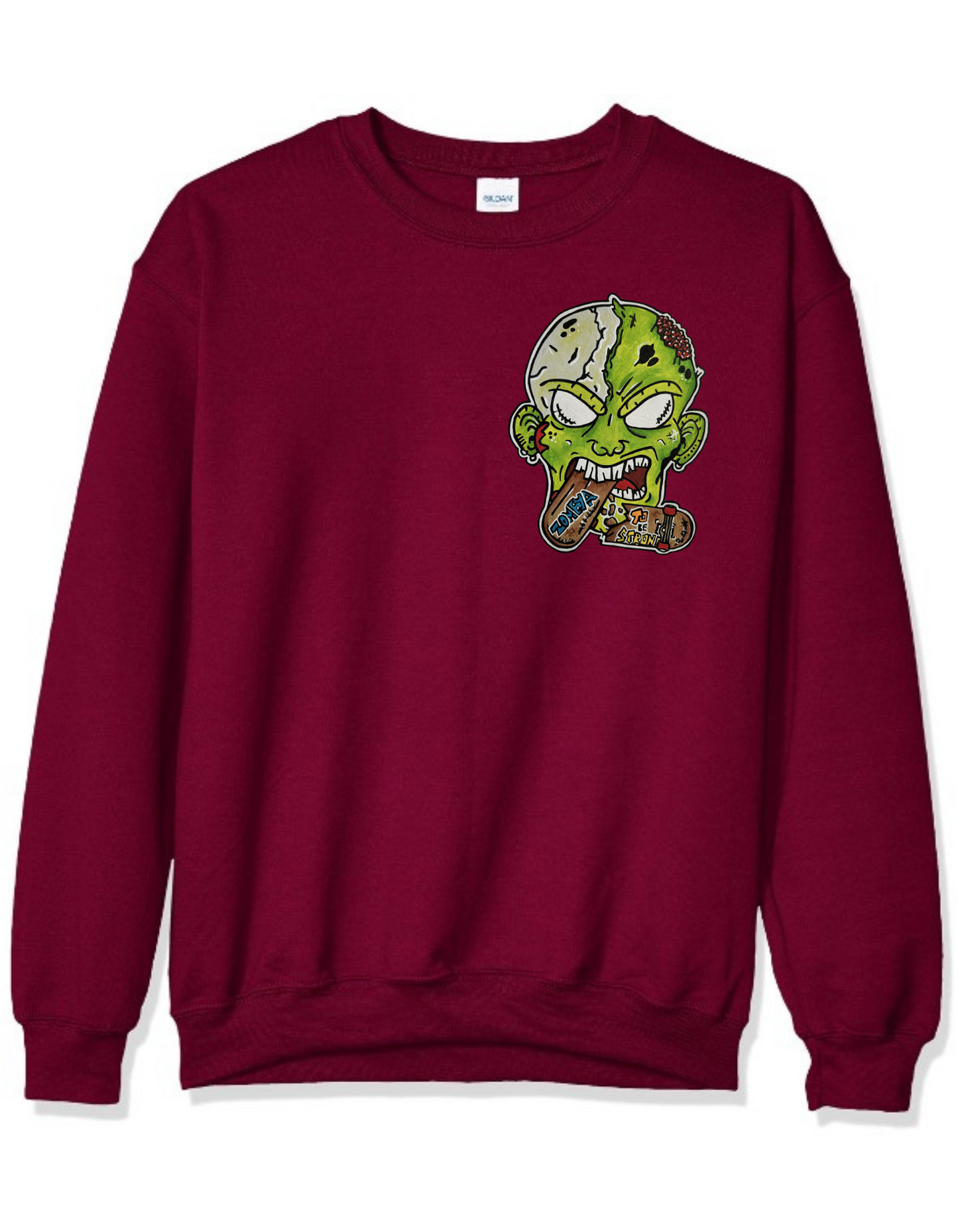 Crewneck zombie mange skate