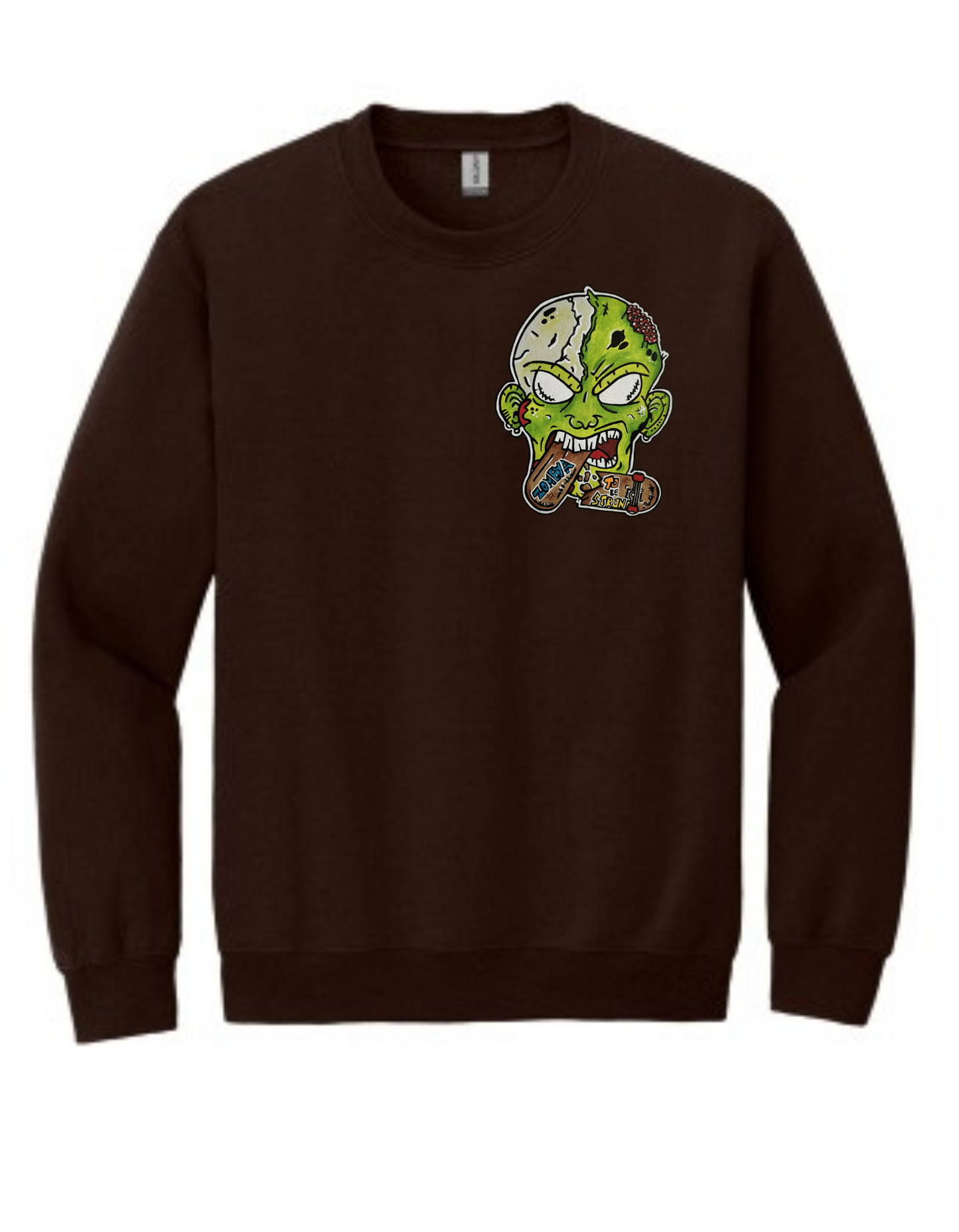 Crewneck zombie mange skate