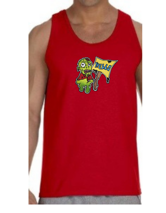 Camisole homme Zombie hello