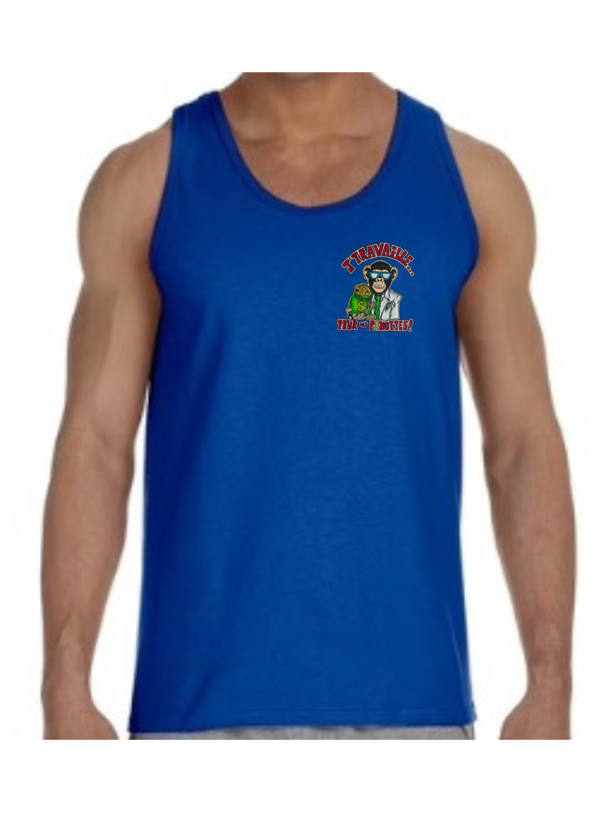 Camisole homme J'travaille pour des peanuts