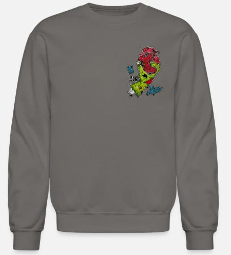 Crewneck main zombie coeur