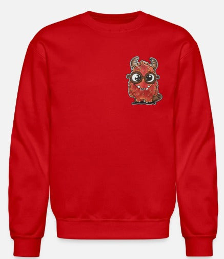 Crewneck enfant Monstre rouge