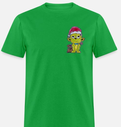 t-shirt monstre rouge noel