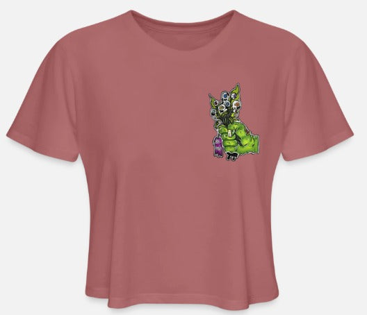 Crop top bouquet de fleur
