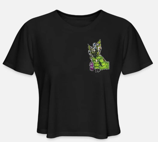 Crop top bouquet de fleur