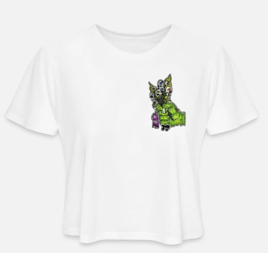 Crop top bouquet de fleur
