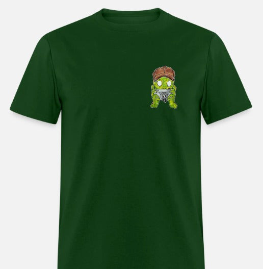 T-shirt zombie photographe