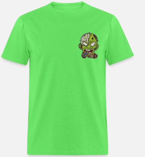 T-shirt zombie qui mange un skate