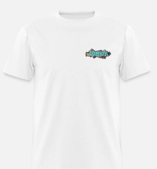 T-shirt zombya design planche a roulette